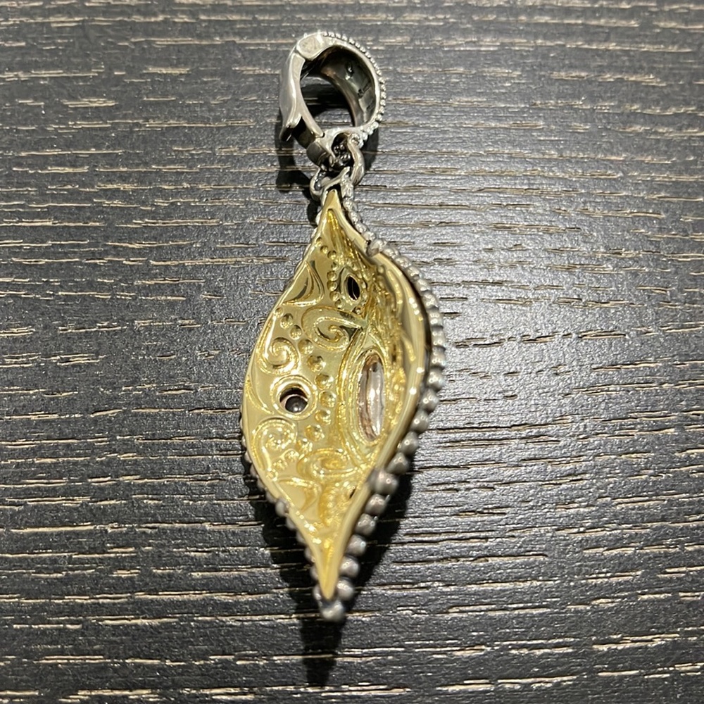 Carolyn Pollack Sterling Silver/Brass Pendant - Picture 4 of 4